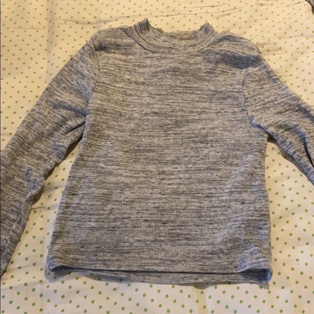 H&M Mock Neck Crop Top